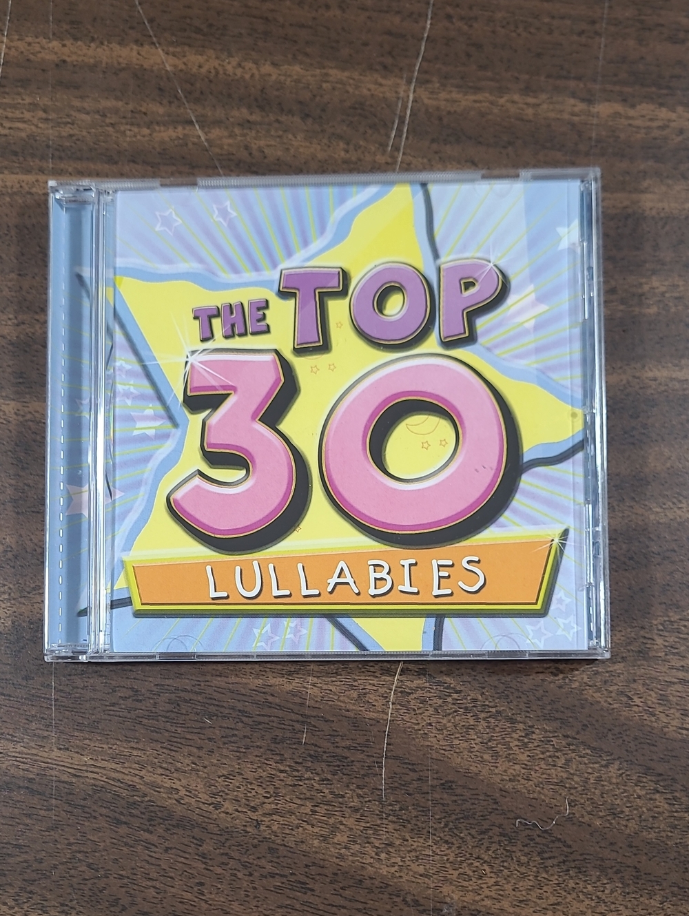 The Top 30 Lullabies - Kids Music CD (Pink & Yellow)